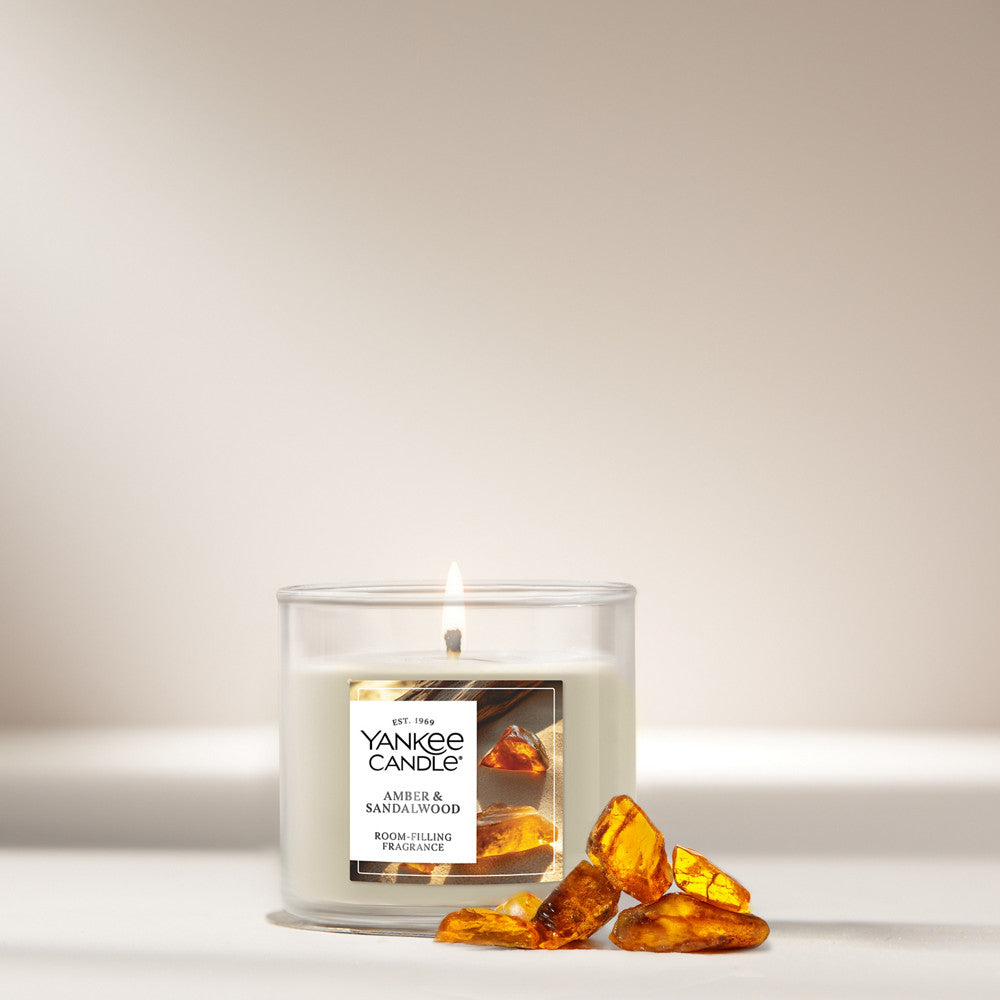 Amber & Sandalwood Small Tumbler Candle